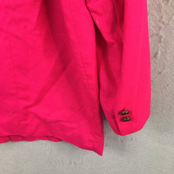 Perfect Designs Jacket Womens 12 Hot Pink 100% Silk Western Yoke Ranch Rodeo - Picture 9 of 16